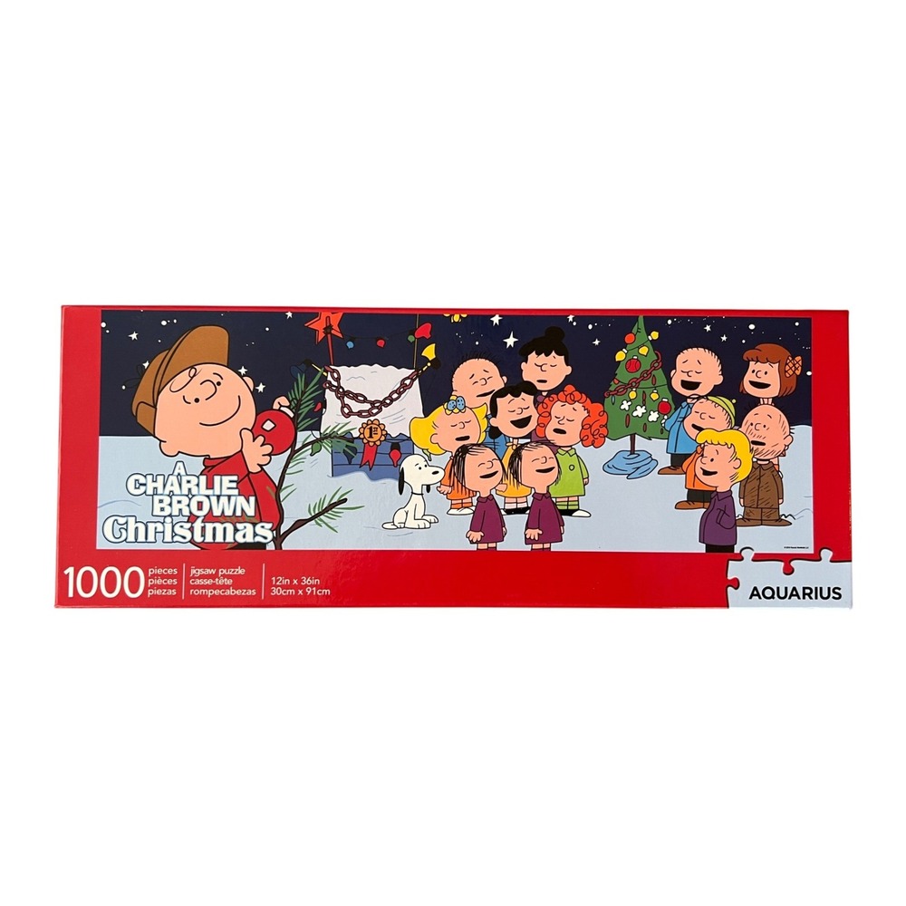 Aquarius Peanuts A Charlie Brown Christmas 1000 Piece Panoramic Jigsaw Puzzle
